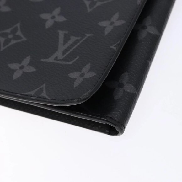 LOUIS VUITTON Monogram Eclipse Porte Documents Frank GM - Picture 10 of 16
